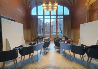 Escenografía, decoración y branding en evento de Octo Event Productions
