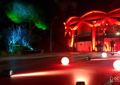 la iluminación en los eventos