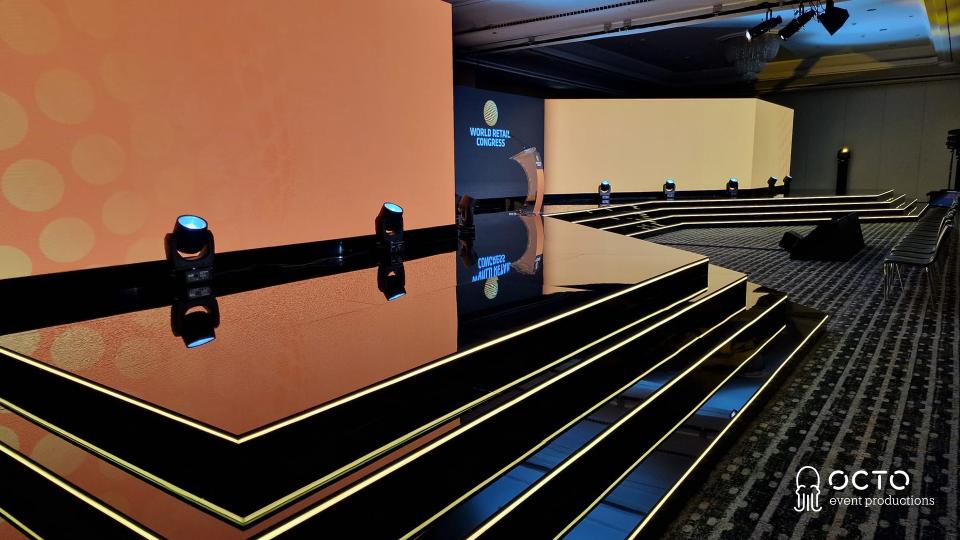 Technical Production and Custom Scenography for this Corporate Event with Octo Event Productions